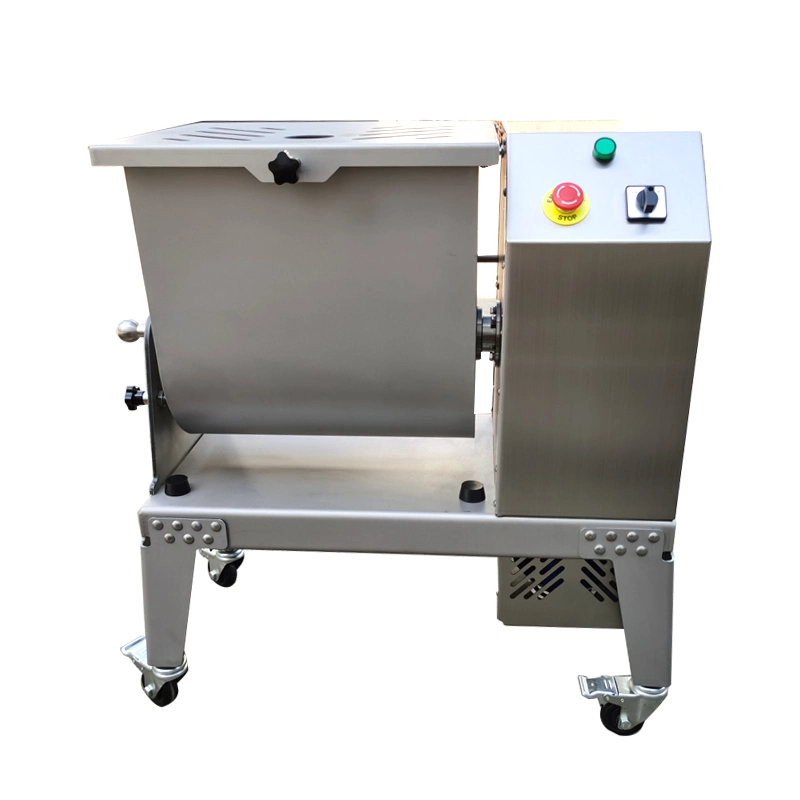Qh-E50m Large Capacity Stainless Steel 304 Sausage Stuffer Use Meat Mixer Electric Meat Mixer 50-60kg