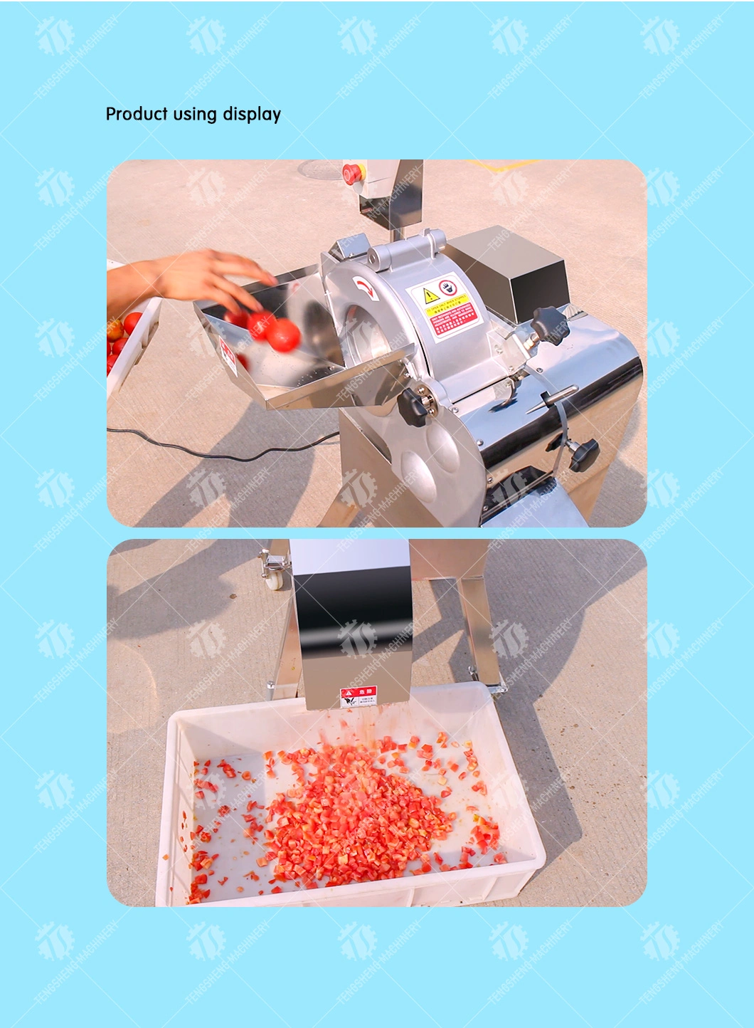 Potato Cutting Machine Vegetable Processing and Dicing Machine Vegetable Cutting Machine W
