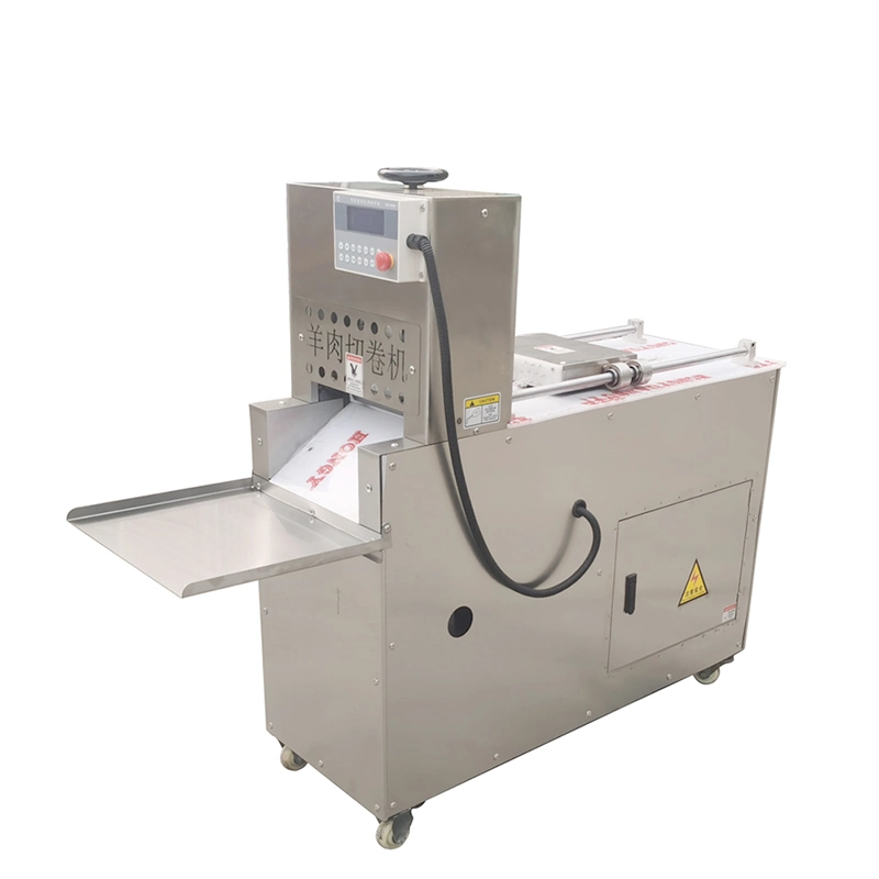 Qh 2rolls 4rolls 6rolls Commercial Meat Processing Electric Full Automatic Frozen Meat Slicer, Multi-Functional Slicer 2.2kw 3kw for Restaurant