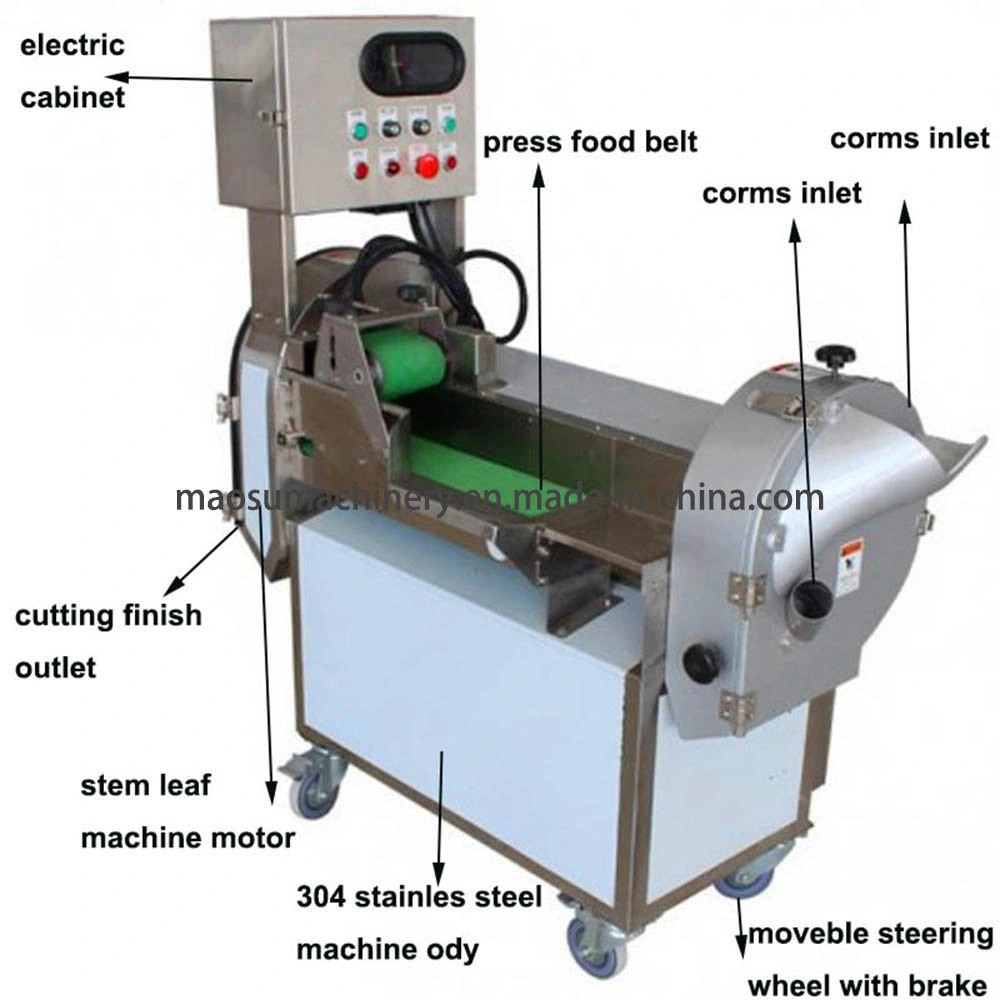 Multifunctional Fruits and Green Vegetables Leaf Cube Cutter and Chopper Slicer Machine