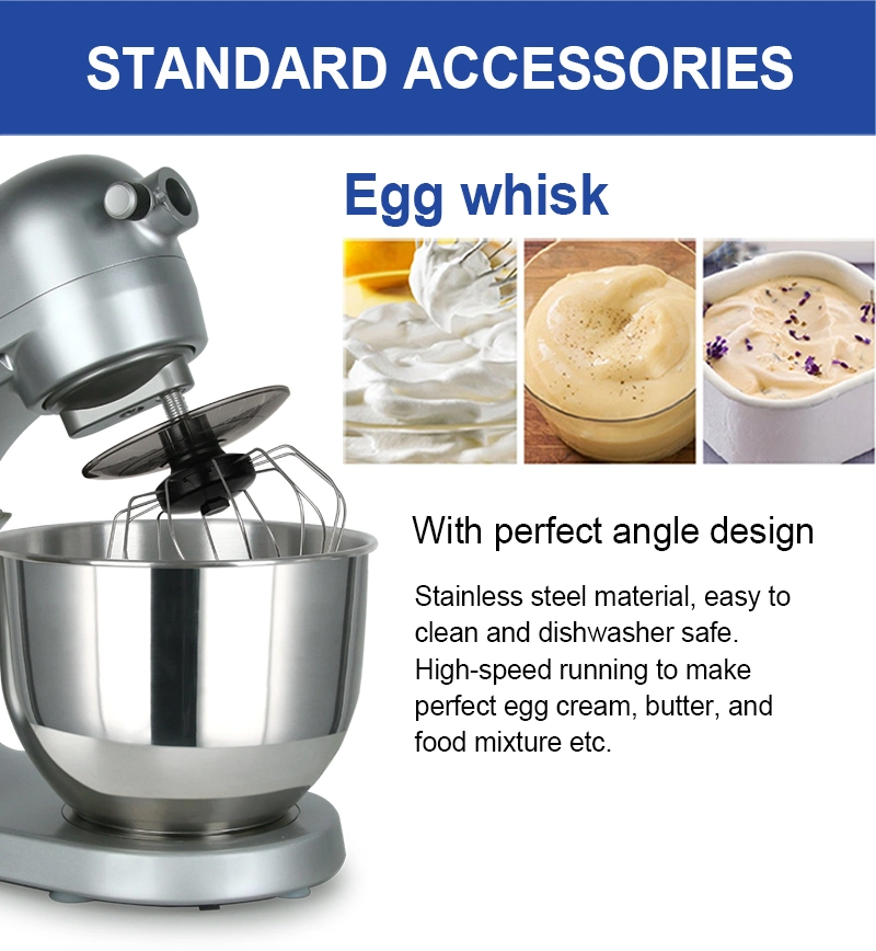 Multifunctional Stand Mixer 3 in 1 Planetary Stand Food Mixer Meat Grinder Stand Dough Mixer