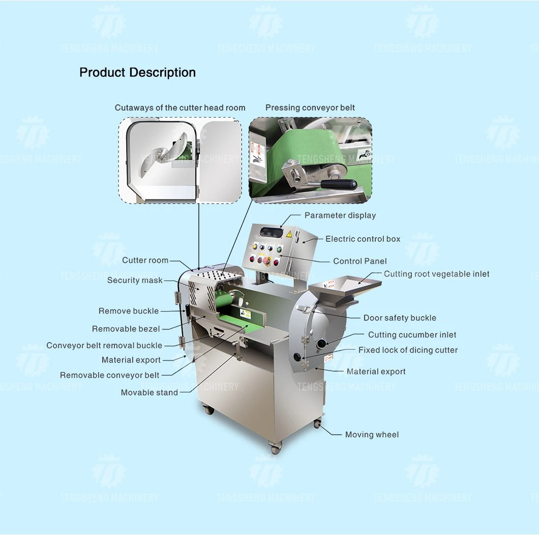 Vegetable and Fruit Electric Cutting Machine Commercial Fruit Cutting Machine Food Machine Processing Machinery