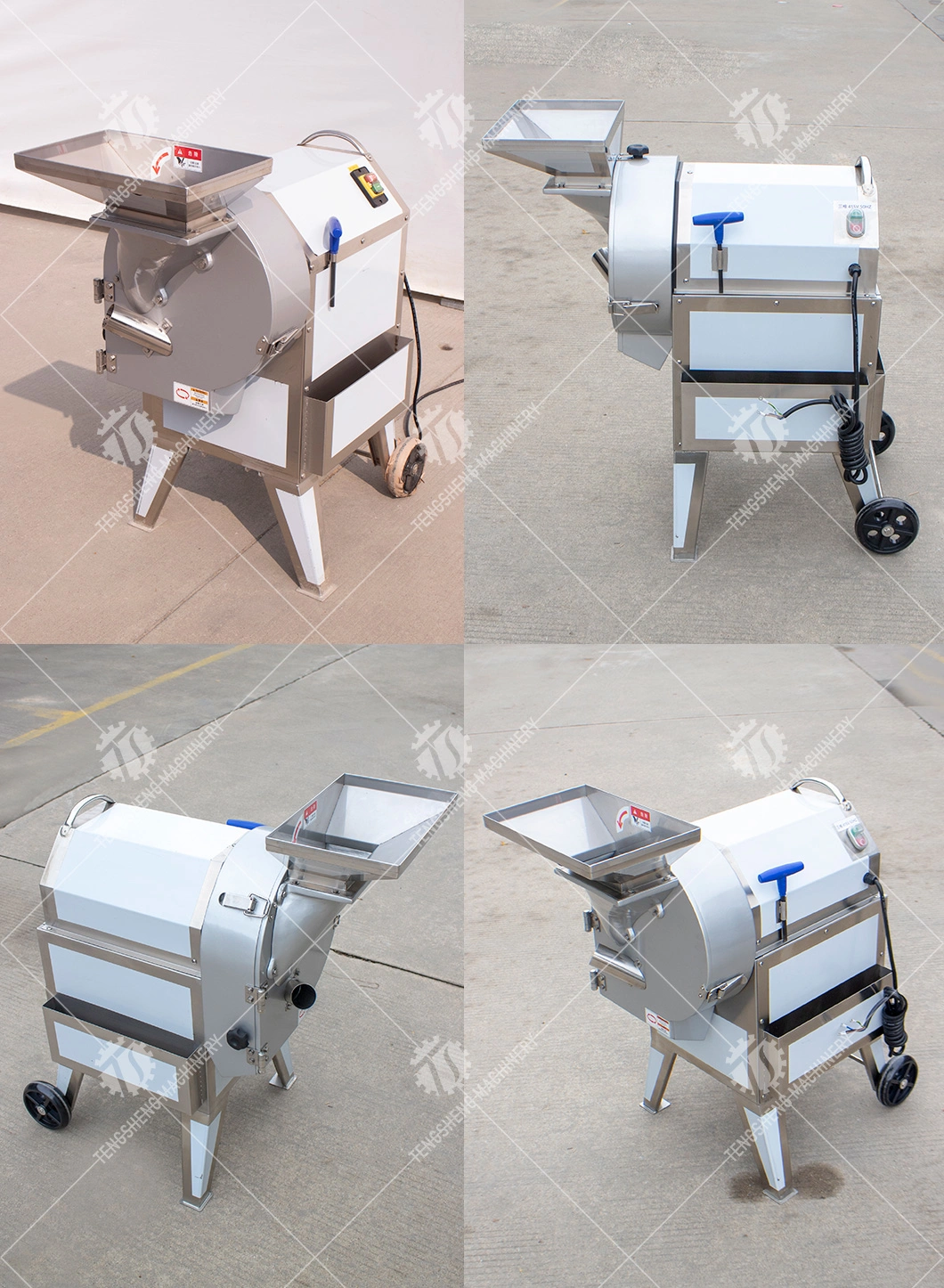 Potato Slicing, Dicing, Vegetable Dicing, Food Processing Machine Line, Food Multifunctional Processing Machine