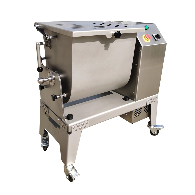 Qh-E50m Large Capacity Stainless Steel 304 Sausage Stuffer Use Meat Mixer Electric Meat Mixer 50-60kg