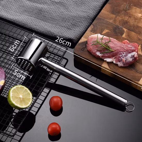 Stainless Steel Meat Tenderizer for Kitchen