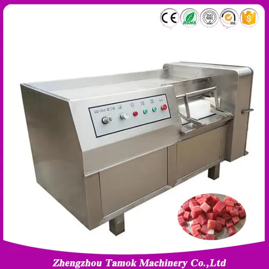 Stainless Steel Chicken Meat Dicer Machine / Beef Meat Cutting Machine