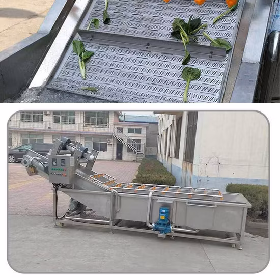 Bubble Cleaning Washer Potato Chips French Fries Processing Cabbage Lettuce Apple Orange Salad Vegetable Fruit Washing Machine